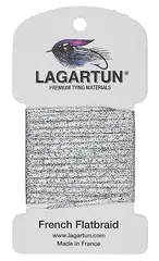 Lagartun Flatbraid Silver Holo 5mm bred
