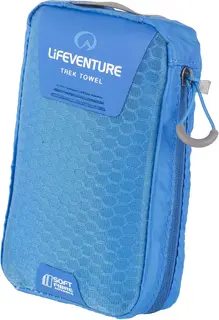Lifeventure Soft Fibre Trek Towel Kompakt vandringshandduk, blå