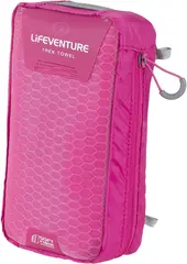Lifeventure Soft Fibre Trek Towel XL Kompakt vandringshandduk, Rosa