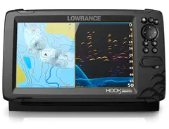 Lowrance Hook Reveal 9 ekkolodd, GPS 9" skjerm, 50/200 HDI ROW