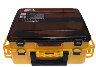 Meiho VS-3080 dubbelbox gul/svart