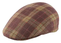 MJM Country Linen Brown Check S