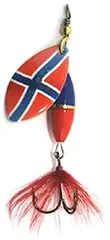 Myrans Wipp Spinnare Norska Flaggan 10g Köp 8 spinnare och få gratis betesbox