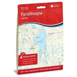 Nordeca Norges-serien Forollhogna Turkart i Norge-serien med 1:50.000