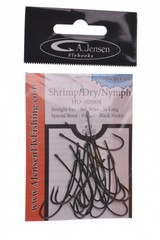 A.Jensen Shrimp/Dry/Nymph #4 20st - Räk/torrfluga/nymph-krok