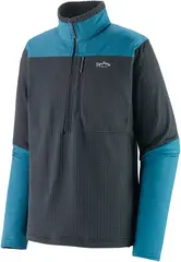 Patagonia M's R1 Fitz Roy 1/4 Zip S Pitch Blue