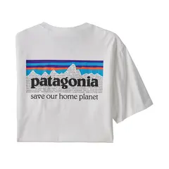 Patagonia M P-6 Mission Organic White M T-shirt gjord av ekologisk bomull