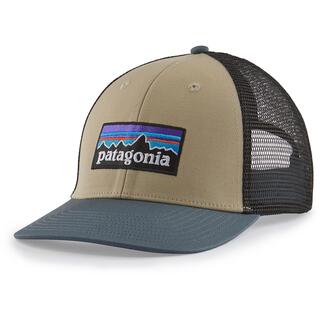 Patagonia P-6 Logo LoPro Trucker Hat El Cap Khaki w/Plume Grey