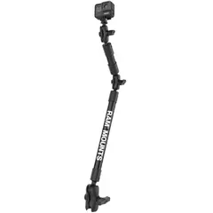 RAM Tough-Pole w/Universal Camera Mount Kort double socket arm