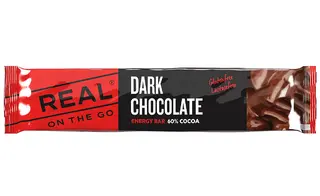 Real On The Go Dark Chocolate 25g Mörk choklad med 60% god kakao