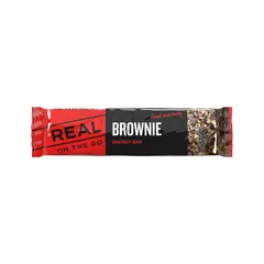 Real On The Go - Brownie Energy Bar Proteinbar med smak av sjokolade