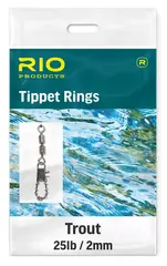 Rio Steelhead Tippet Rings Large 45lb//3mm - 10 st/paket