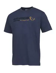 Savage Gear Signature Logo T-Shirt XXL Blue Melange
