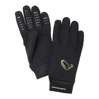 Savage Gear Neoprene Stretch Glove Black, Neopren Handske