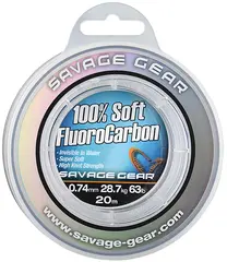 Savage Gear Soft Fluoro carbon 0,81mm Super soft, høy knutestyrke, 15m