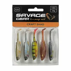 Savage Gear Craft Shad Clear Water Mix 5pack