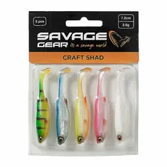 Savage Gear Craft Shad Dark Water Mix 5pack