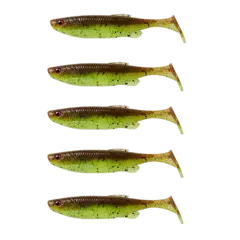 Savage Gear Fat Minnow T-Tail 7,5cm 5g Chartreuse Pumpackin 5-pack