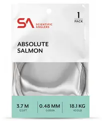 SA Absolute Salmon Leader 9' 0,33 mm