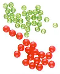 Sövik Round Beads 6mm Green Paket med 36 st