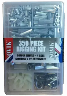 Sövik Rigging Kit 300 dubbla wirelås och 50 kauser