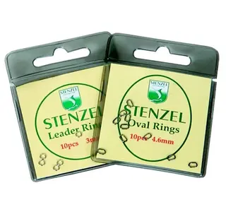 Stenzel tafsringar ovala 4,6mm 10-pack