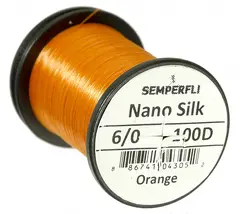 Semperfli Nano Silk peredator 100D 6/0 Orange