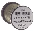 Semperfli Classic Waxed Thread Olive Dun Olive Dun 12/0