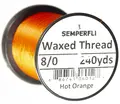 Semperfli Classic Waxed Thread Hot Or Hot Orange 8/0