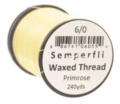 Semperfli Classic Waxed Thread perimrose perimrose 3/0