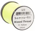 Semperfli Classic Waxed Thread Fl. Yello Fluoro Yellow 3/0