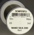 Semperfli Nano Silk Pero 20D 24/0 Black