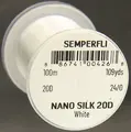 Semperfli Nano Silk Pero 20D 24/0 White