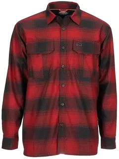 Simms ColdWeather Shirt XXL Auburn Red Plaid