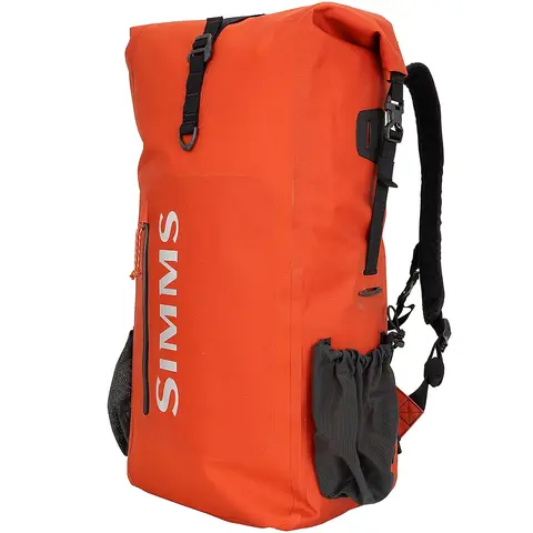 Simms Dry Creek Rolltop Backpack 30L Simms Orange