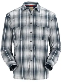 Simms Coldweather Shirt Navy S Varm och skön skjorta för kalla dagar