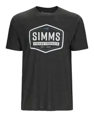 Simms Fly Patch T-Shirt Charcoal L