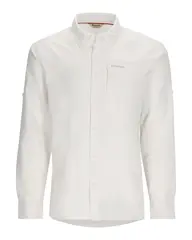 Simms Guide Shirt White M Flott skjorte med behagelig komfort