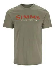 Simms Logo T-Shirt Simms Orange/Mili M Behagelig bestselger logo T-skjorte