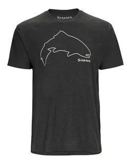 Simms Trout Outline T-Shirt Stilren t-skjorte for fiskeentusiaster
