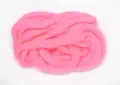 Veniard Glo Bug Yarn Fluo Pink Silkesmjukt garn till flugbindning