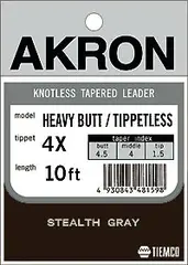Akron Heavy Butt Tippetless - 10' / 5X Tippdiameter 0,150mm