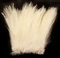Cock Hackles - White Vingmaterial  för fiskeflugor