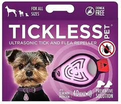 Tickless Pet Pink Kemikalfri ultraljuds fästingavvisare