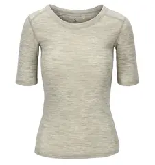 Tufte Frost W's T-shirt Light Grey XL Lätt och otroligt mjuk t-shirt i merino