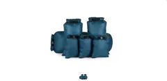 Urberg Drybag Set Midnight Blue 6-pack med lätta vattentäta packpåsar
