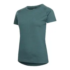 Urberg Lyngen Merino T-shirt Women's L Klassisk t-shirt för dam Silver Pine