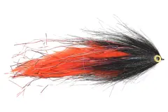 Vision Pike Hollow Deceiver Black & Red Kvalitetsflugor för gäddfiske