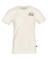 Vision Retro T-Shirt Ecru M Tillverkad av återvunnet material