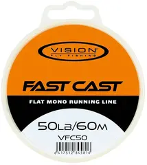Vision Fast Cast Running Line 60m 50lbs Flat mono skyteline